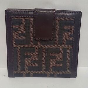 Authentic Fendi FF Monogram Wallet